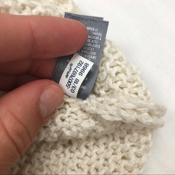 American Eagle | Cream Knit Tank Top Sz Med - Picture 6 of 7